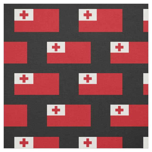 Tissu Drapeau du Tonga (Échantillon)