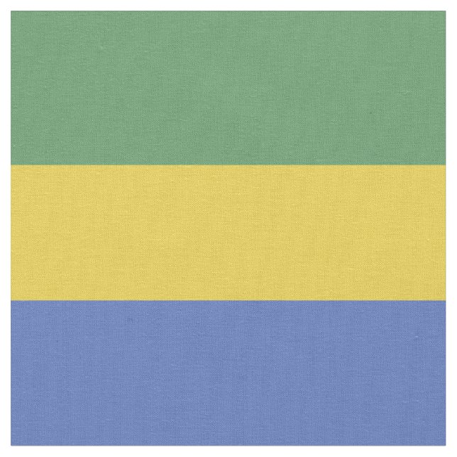 Tissu Drapeau Gabon (Fermer)