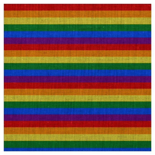 Tissu Drapeau Gay pride arc-en-ciel LGBT (Échantillon)