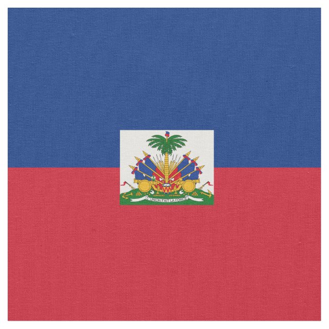 Tissu Drapeau Haïti (Fermer)