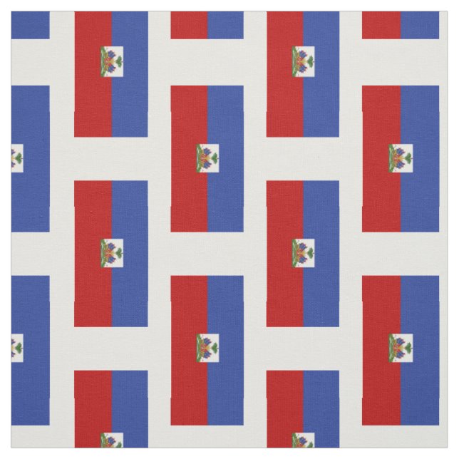 Tissu Drapeau haïtien classique (Échantillon)