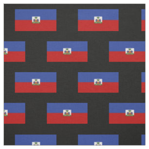 Tissu Drapeau haïtien classique