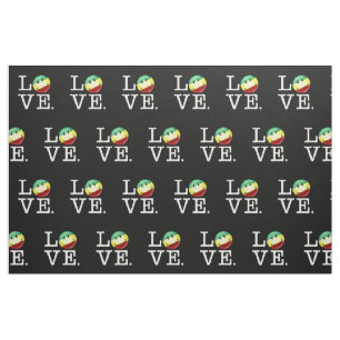 Tissu Drapeau heureux de Rasta d'amour de Rastafarian