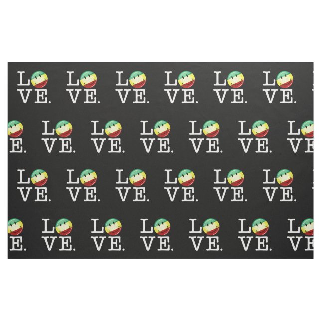 Tissu Drapeau heureux de Rasta d'amour de Rastafarian (Fat Quarter)