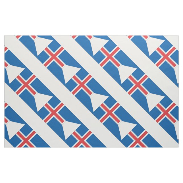 Tissu Drapeau Islande (Yard)