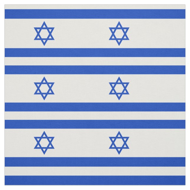 Tissu Drapeau Israël (Échantillon)