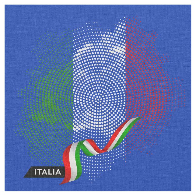 Tissu Drapeau italien (Fermer)