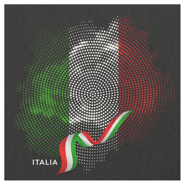 Tissu Drapeau italien (Fermer)