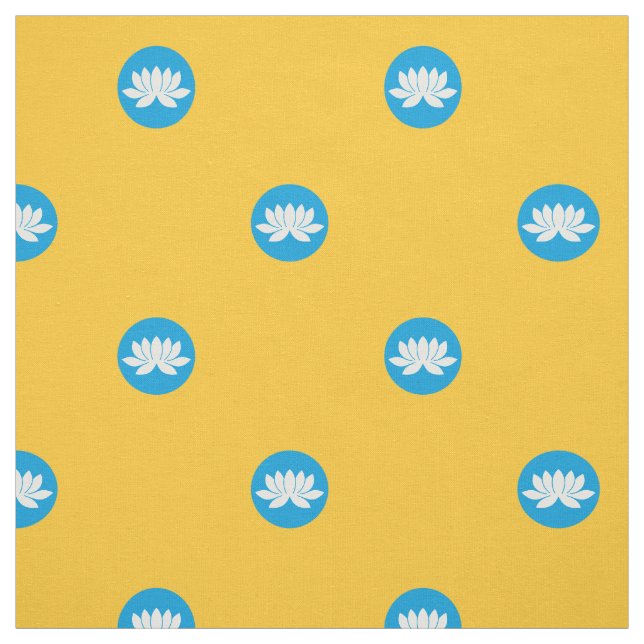 Tissu Drapeau Kalmykia (Échantillon)