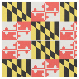 Tissu Drapeau MARYLAND -
