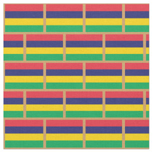 Tissu Drapeau mauricien & mode mauricienne Tissu/sports