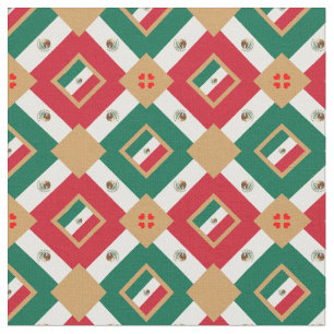 Tissu Drapeau mexicain et mode textile branché du Mexiq