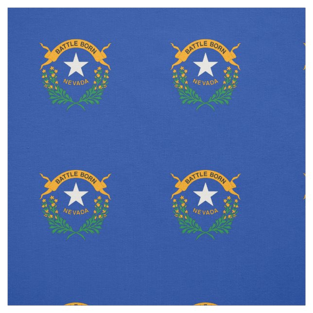 Tissu Drapeau national du Nevada (Échantillon)