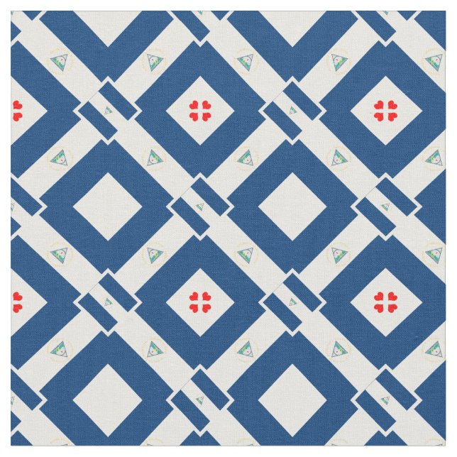 Tissu Drapeau nicaraguayen et mode textile branchée (Fermer)