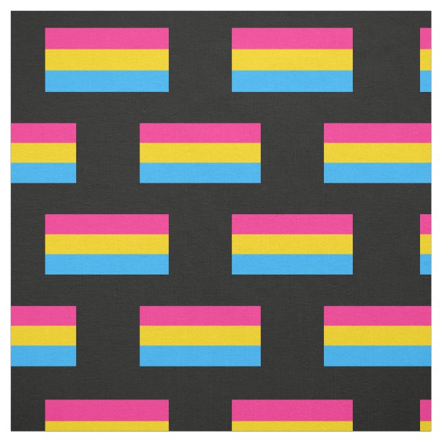 Tissu Drapeau Pansexual de fierté (Échantillon)