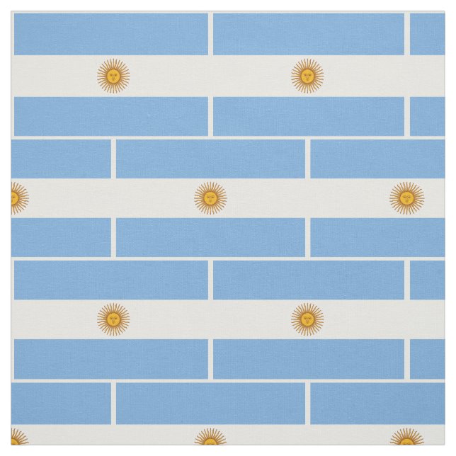 Tissu Drapeau Patriotique Argentin (Échantillon)