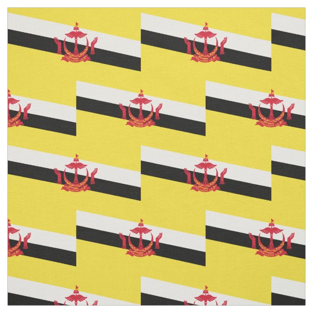 Tissu Drapeau patriotique Brunei (Échantillon)