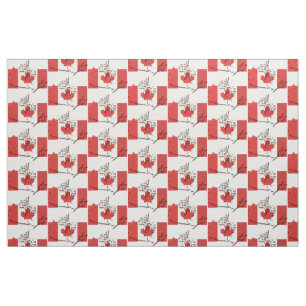 Tissu Drapeau Patriotique CANADA