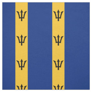 Tissu Drapeau patriotique de la Barbade