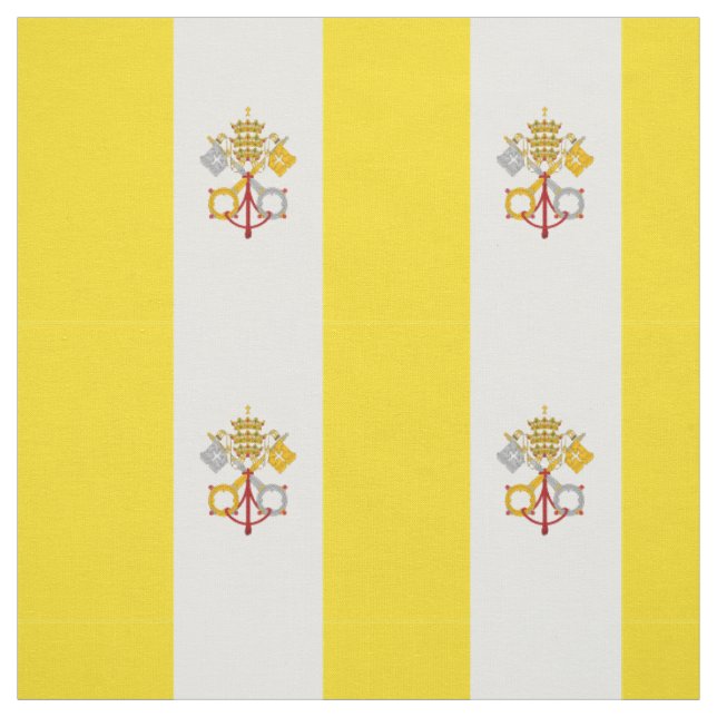Tissu Drapeau patriotique de la Cité du Vatican (Échantillon)