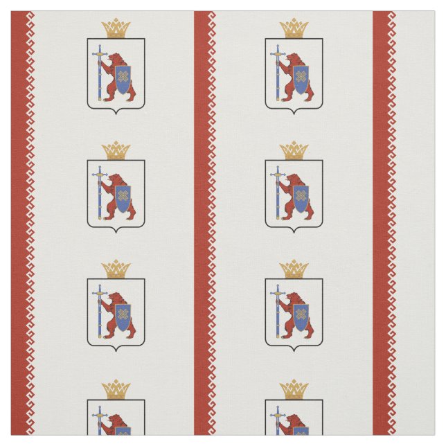 Tissu Drapeau patriotique de la Mari El (Échantillon)