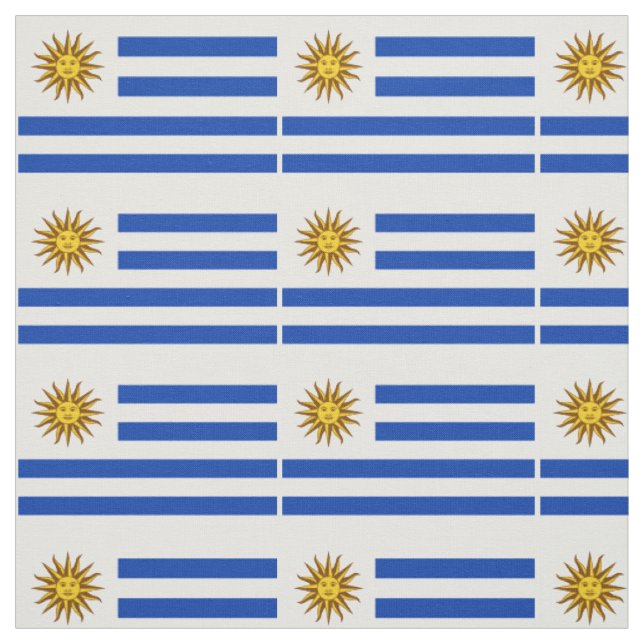 Tissu Drapeau patriotique de l'Uruguay (Échantillon)