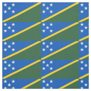 Tissu Drapeau patriotique des Îles Salomon