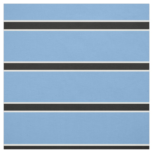 Tissu Drapeau patriotique du Botswana (Échantillon)
