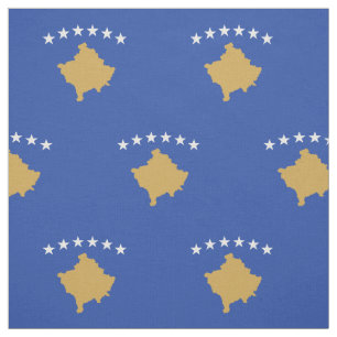 Tissu Drapeau patriotique du Kosovo