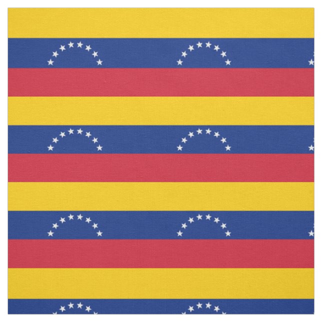 Tissu Drapeau patriotique du Venezuela (Échantillon)