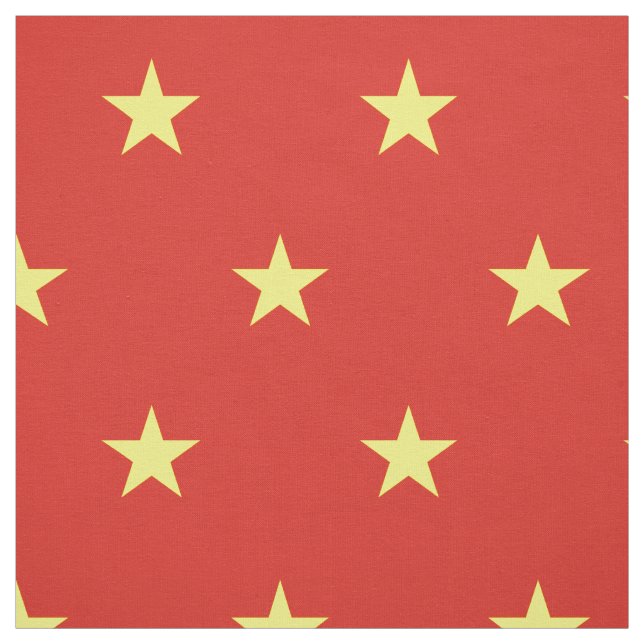 Tissu Drapeau patriotique du Vietnam (Échantillon)