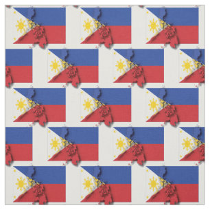 Tissu Drapeau PHILIPPINES Plan philippin