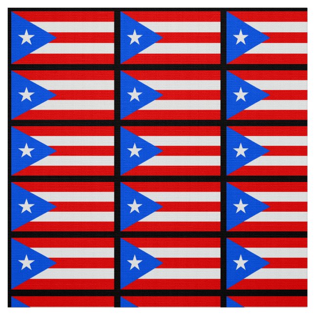 Tissu Drapeau porto-ricain classique (Échantillon)
