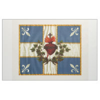 Drapeau Québec antique Carillon Sacré-Cœur