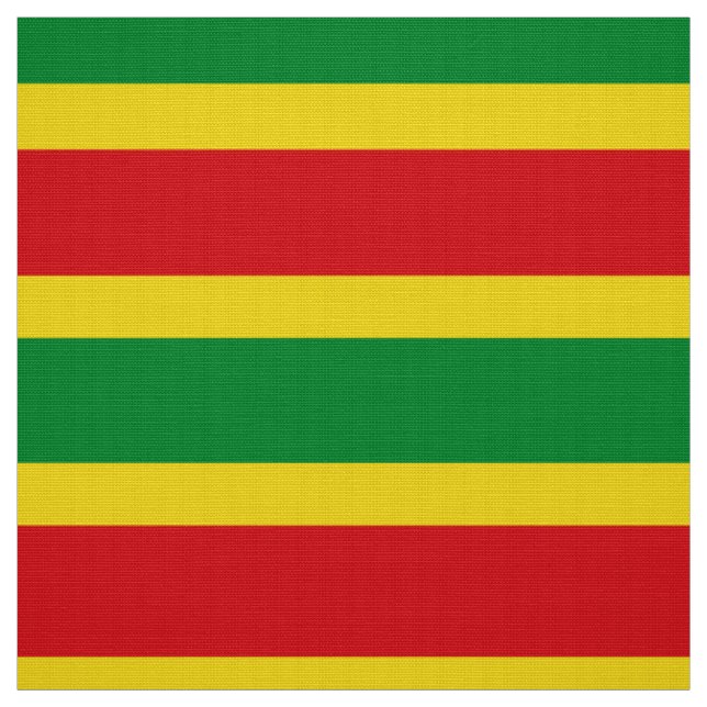 Tissu Drapeau rastafari éthiopien Rasta (Échantillon)