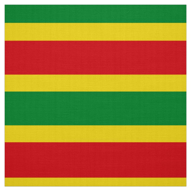 Tissu Drapeau rastafarien Rasta Ethiopie (Échantillon)
