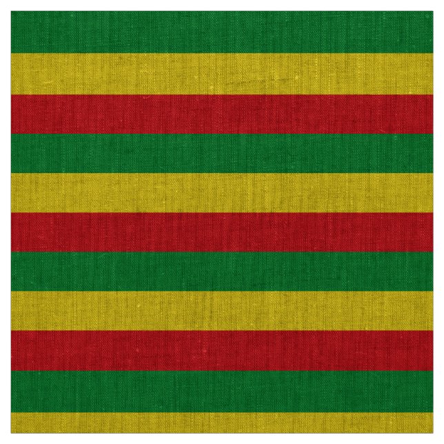 Tissu Drapeau rastafarien Rasta Ethiopie (Échantillon)