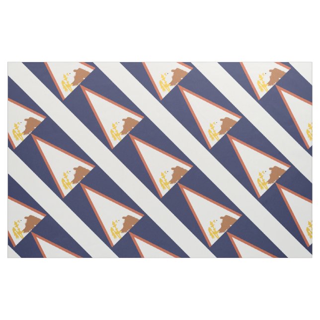 Tissu Drapeau SAMOA AMÉRICAIN (Yard)