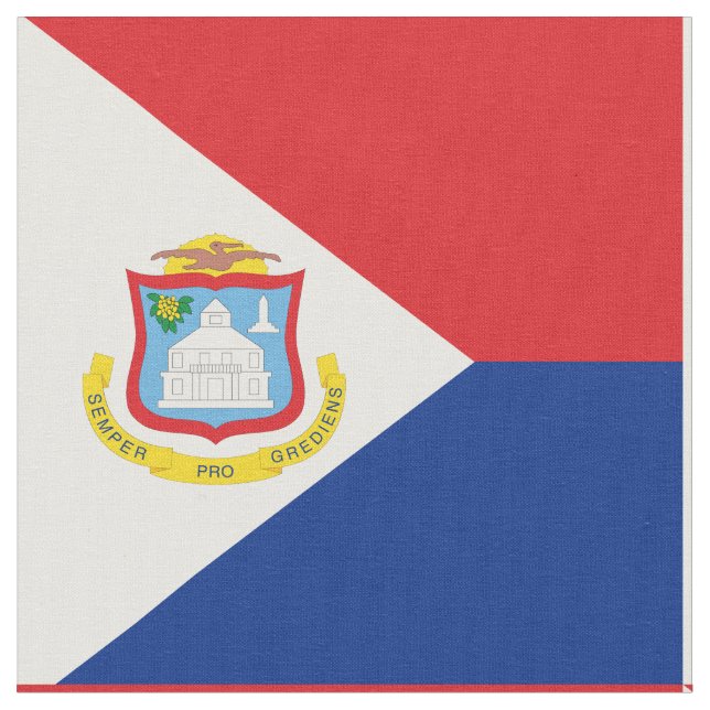 Tissu Drapeau Sint Maarten (Fermer)