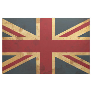 Tissu Drapeau souillé d'Union Jack R-U