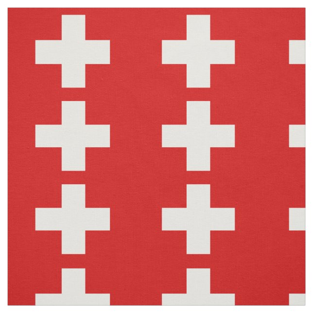 Tissu Drapeau Suisse (Échantillon)