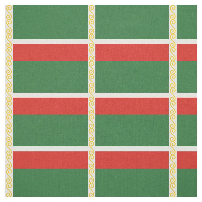 Tissu Drapeau tchétchène (Échantillon)