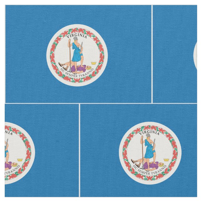Tissu Drapeau VIRGINIA - (Fermer)