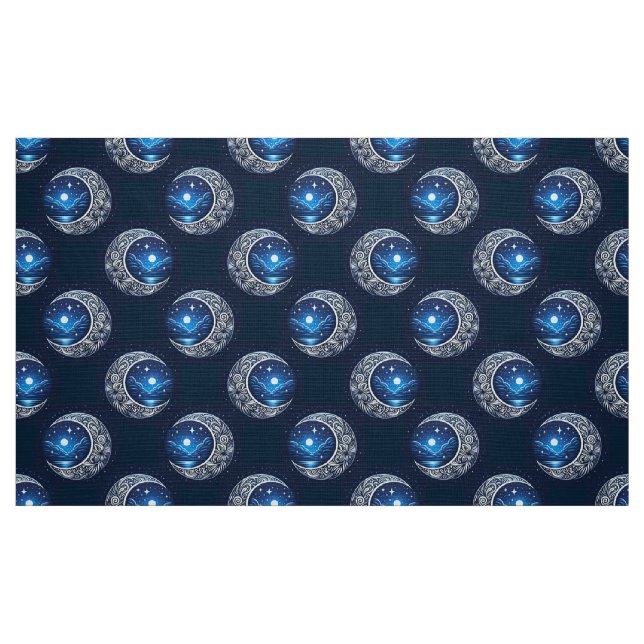 Tissu Dreamy Crescent Moon (Fat Quarter)