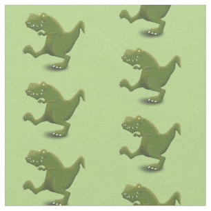 Tissu Drôle T rex dinosaure dessin animé humour