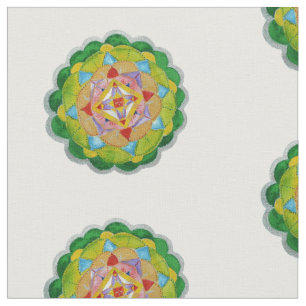 Tissu du coton peigné par coutume de mandala (56"