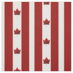 Tissu du drapeau canadien Tissu Customisé