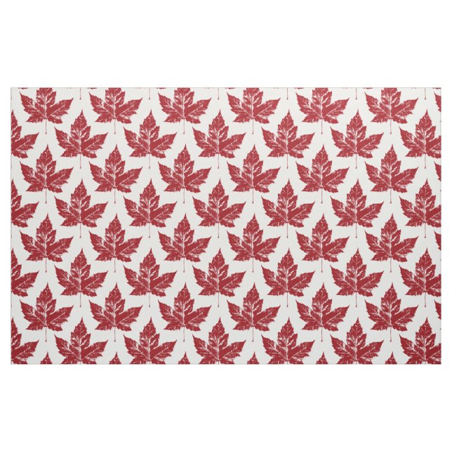 Tissu du drapeau canadien Tissu Customisé (Fat Quarter)