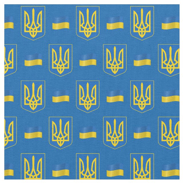 Tissu du drapeau ukrainien tendance & Ukraine / mo (Fermer)