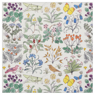 Tissu du jardin de l'apothicaire de Voysey